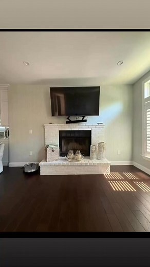 Fireplace remodel before and after | Taylor Made Construction