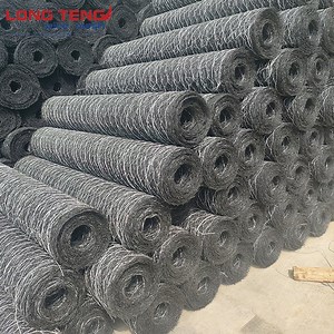 [Hot Item] 2m Length PVC Coated Gabion Wire Mesh Roll Geomat Slope Protection Net Erosion Control Mat