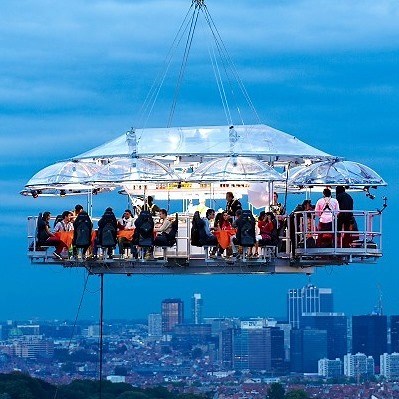 This restaurant serves you dinner at 150 feet in the air. | GIGadgets