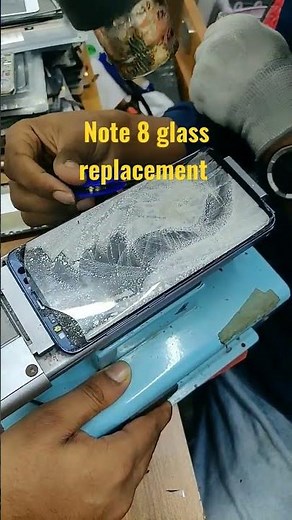 Samsung note 8 uper glass replacement