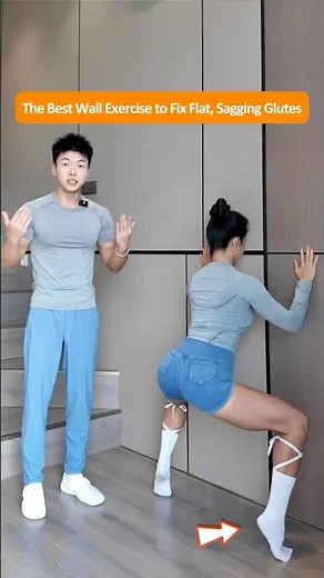 Flat, Sunken Glutes with No Shape? This 20-Second Wall Hold Really Works