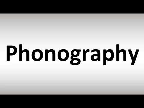 Phonography Meaning