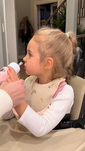 37K views · 14K reactions | She is not tube fed. She eats purées because she cannot chew safely, cannot tell when food is still in her mouth, and cannot self-feed due to her neurological condition. I feed her because safety comes first.殺 Mila eats and plays in a Rifton Activity Chair. It gives her the support she needs to sit safely since she can’t sit or balance on her own. #reels #shorts #viral #love #instagram #disabilityawareness #motherdaughterrelationship | Mila Johnson | Facebook