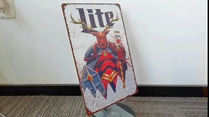 Vintage Beer Signs Bar Tin Sign Retro Metal Sign Wall Decor
