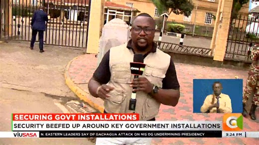 7.7K views · 365 reactions | Securing key installations: Security beefed up around key government installations. Heavy deployment at Parliament Buildings, Supreme Court. Staffers subjected to mandatory screening to gain access #CitizenTonight | Citizen TV Kenya | Facebook