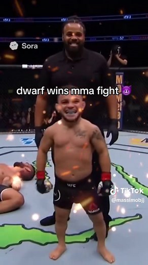 Dwarf Wins MMA Fight 😈