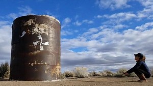 1.5K views · 234 reactions | Exploring two craters in the middle of nowhere, Nevada...one created by nature, the other created by Man --in his most diabolical incarnation!!!! 勞 Full video posted to my YouTube channel today...link in bio  | Wonderhussy | Facebook
