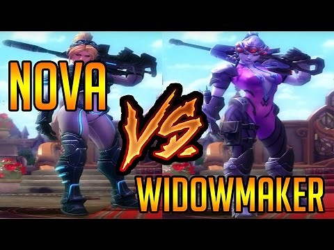 WIDOWMAKER NOVA: NUEVA SKIN DE NOVA | ¿BIEN O MAL? BLIZZARD MEZCLA OVERWATCH Y HEROES OF THE STORM