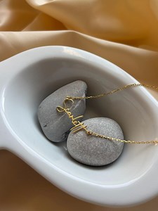 Personalized Name Necklace: Sterling Silver or Solid Gold Custom Charm Jewelry | Unique Gift for Her - Etsy Canada