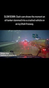 2.9K views · 118 reactions | SLOW DOWN: Dash cam shows the moment an...