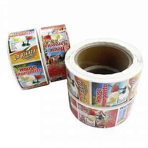 [Hot Item] Custom Printed Roll Package Adhesive Paper Sticker for Bottle