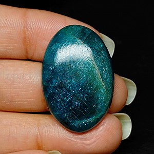 Natural Blue Apatite Cabochons for Sale Near Me -oval, Buy Cabochons Online(31x21x6) - Etsy