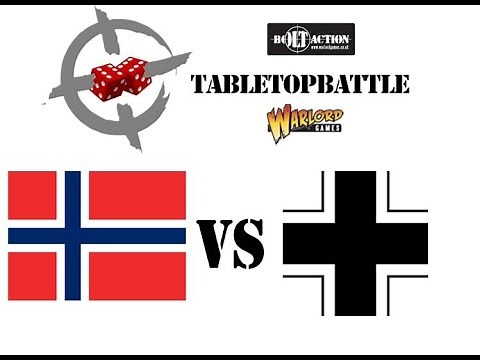 Bolt Action battle report - 1940: Norway. Battle of Narvik (2 vs 1) ALLIES vs GER