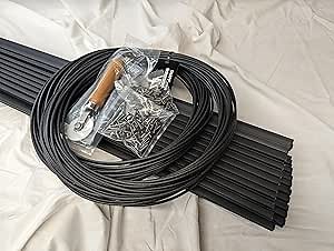 SNAPP® Screen PVC Porch Screening Kit (20 Pack - Black)