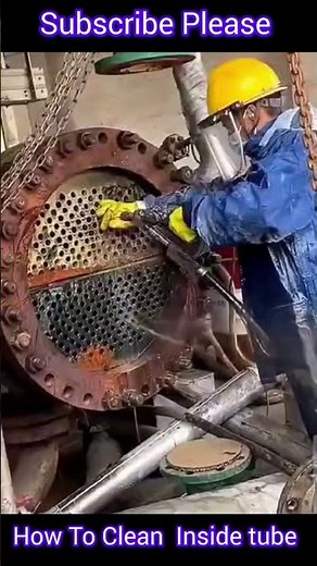 #How to clean the chiller condenser tube