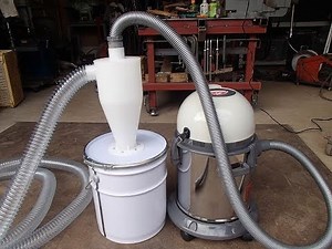 サイクロン集塵機の組み立て