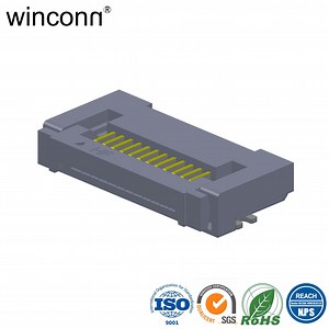 [Hot Item] FPC 0.30mm 0.50mm 1.00mm H=0.90mm H=2.00 Zif W/Cover for LCD Screen SMT Connector Top Contact FFC Socket