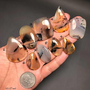 Montana Agate Cabochon, Fine Quality Loose Gemstone for Jewelry Making (40-27 MM) #D2460 - Etsy Canada