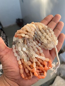 Natural Multi Moonstone Nugget Beads, Moonstone Plain Tumble Shape for Jewelry 9 Inch, Free Size - Etsy Australia