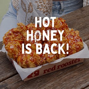 The perfect combination of sweet heat. This isn't a drill, HOT HONEY IS BACK! Get amongst it now 🍯🔥 | Red Rooster