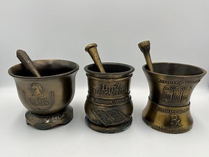 Beau mortier et pilon en laiton vintage, pharmacie Rx - Etsy France