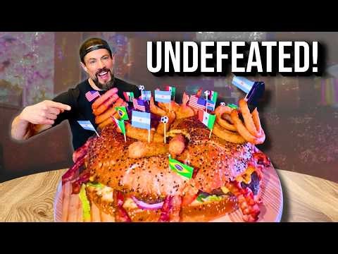 Trying to Beat This UNDEFEATED Big Ass Burger Challenge