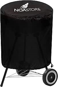 Noa Store BBQ Grill Cover | 18 Inches | 210D Gas Grill Covers Heavy Duty Waterproof Used AS Smoker Cover, Gas Stove Cover, Griddle Cover, Kettle Grill Cover and BBQ Cover