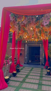 Outdoor Mehedi Event by Elegant Event solutions at | Elegant Event solutions