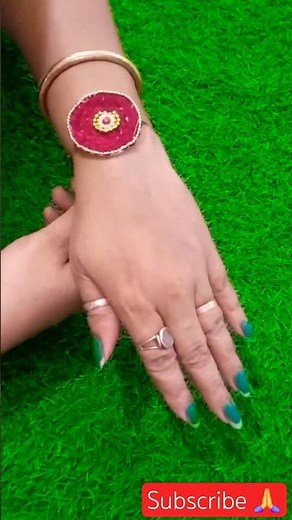 Raksha Bandhan special🌸 हाथों से बनी राखी#Rakhi trend #diy #shorts #trending #ytshorts #youtube