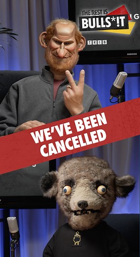 We’ve been cancelled by some lawyers!! Brand new ep of The Rest Is Bulls*!t out now on YouTube… | Spitting Image