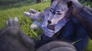 Furry Female Wolf & Rhino Fuck Hard &lpar;Some Pee&rpar; &vert; Wild Life Furries