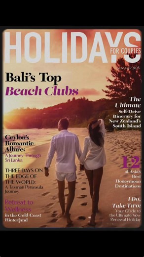 💫 Planning your next romantic escape? Whether it’s a dreamy island honeymoon, a serene wellness retreat, or an adventure-luxe getaway, our latest issue is packed with ideas for couples who love to travel. Download it now for free and start planning the perfect getaway with the one you love! 👉 https://bit.ly/read-the-mag | Holidays for Couples
