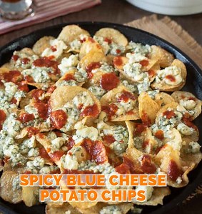✅ Full recipe > https://culinaryginger.com/hells-fire-chips/ Spice up your game day spread with these irresistible blue cheese potato chips! 🌶️🧀 With only 3 ingredients, you can easily satisfy a hungry crowd and score big on flavor. Get ready to cheer on your team with this winning snack! #GameDayEats #FlavorfulBites #49ers #KansasChiefsSpice | Culinary Ginger - Authentic Recipes, Honest Ingredients
