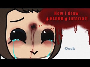 🩸✨ How I draw blood tutorial 🩸✨ || Gacha life || Special for 40+ subs!🎊✨