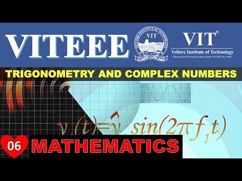 VITEEE Questions with solution | Mathematics | Trigonometry and Complex Numbers /Part 01/PYQ Prep 22