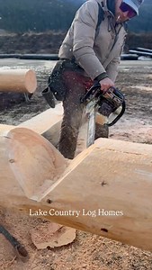 48K views · 5.4K reactions | Custom Handcrafted Log home we are...