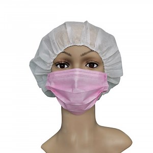 [Hot Item] Xiantao Fashion Polypropylene Earloop One-off Pink Surgical Facial Mask in Three Layers