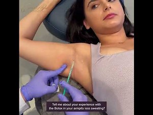 Botox for Axillary Hyperhidrosis (Excessive Sweating)😅💉