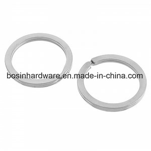 [Hot Item] Wholesale Metal 25mm Flat Split Ring