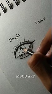 Drawing Eyes (douyin, latina, korean)✏️ #drawing #art #sketch | Mbuu Art