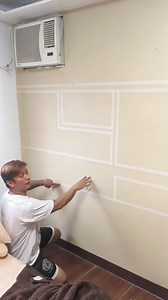 Simple room wall design. By yours truly... Target #walldesign #wallpainting | Target Achilles