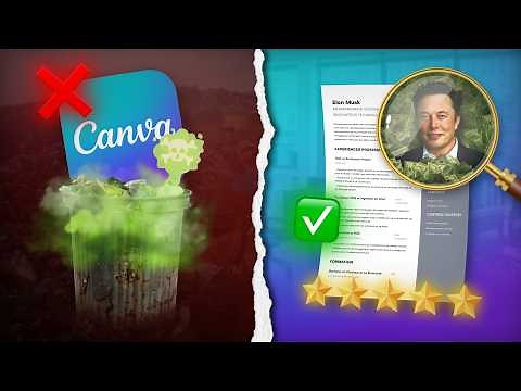 🚀 Créer un CV Parfait 2025 : Votre CV Professionnel en 2 minutes (Sans CANVA) 🎯