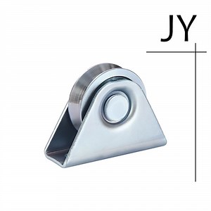 [Hot Item] 110mm Single Bearing Entry Sliding Gate Door Roller Wheel Pulley Caster Runner