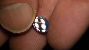 81K views · 2.6K reactions | Wow, wow, wow! 朗 A beautiful black opal bursting with a rainbow of electric colors ⚡️ Imagine this gorgeous gem front and center, flashing gloriously in a ring setting. https://blackopaldirect.com/products/1-13-ct-gem-black-opal-9x7-3x2-5mm | Black Opal Direct | Facebook