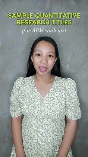 SAMPLE QUANTITATIVE RESEARCH TITLES FOR ABM #researchtitle #quantitativeresearch #abm