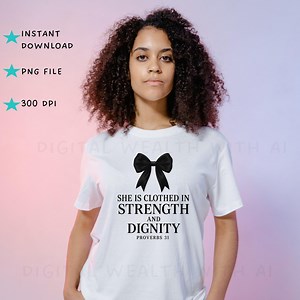 Christian T-shirt PNG for Women of Faith | Bible Verse Digital Design | Faith SVG Style PNG for Sublimation & Cricut Shirts - Etsy Canada