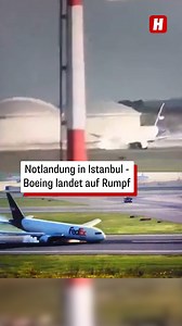 🛬 Istanbul 🇹🇷 Wegen eines Fahrwerkproblems musste eine Boeing 767-300 von FedEx ohne Bugfahrwerk landen. Es sei laut türkischen Medien niemand verletzt worden. #istanbul #norlandung #avgeek #fx6238 | Heute