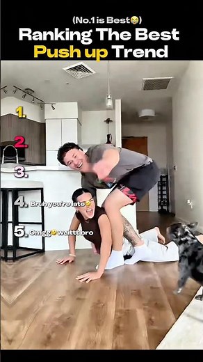 Ranking The Best PushUp Trend 🔥#funny #trending #pushupchallenge #shortvideos