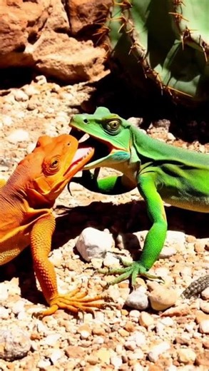 LIzARD kissing scene,,..😁