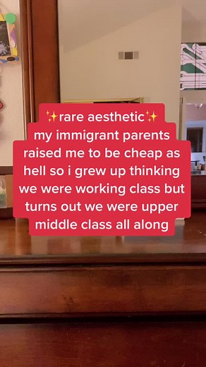 perhaps this is too niche of an experience | middle class